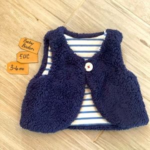 Baby Boden reversible vest 3-6 mo